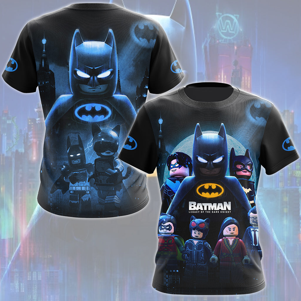 Batman: Legacy of the Dark Knight Video Game All Over Printed T-shirt Tank Top Zip Hoodie Pullover Hoodie Hawaiian Shirt Beach Shorts Joggers T-shirt