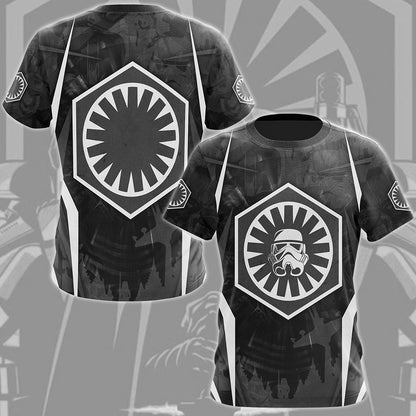 Star Wars First Order Video Game All Over Printed T-shirt Tank Top Zip Hoodie Pullover Hoodie Hawaiian Shirt Beach Shorts Joggers T-shirt