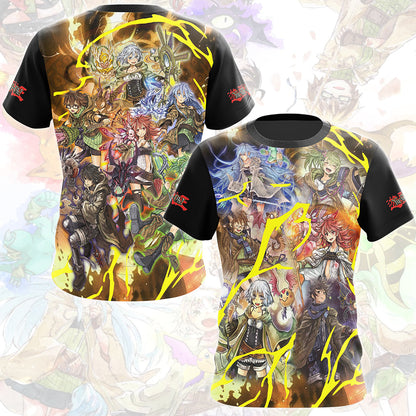 Yu-gi-oh! The Spirit Charmers Video Game All Over Printed T-shirt Tank Top Zip Hoodie Pullover Hoodie Hawaiian Shirt Beach Shorts Joggers T-shirt
