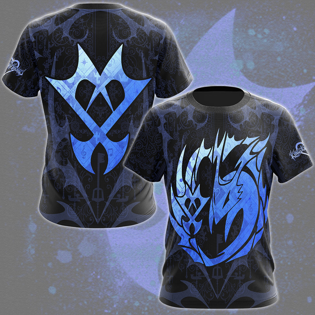 Kingdom Hearts Symbols The Unversed Emblem Video Game All Over Printed T-shirt Tank Top Zip Hoodie Pullover Hoodie Hawaiian Shirt Beach Shorts Joggers