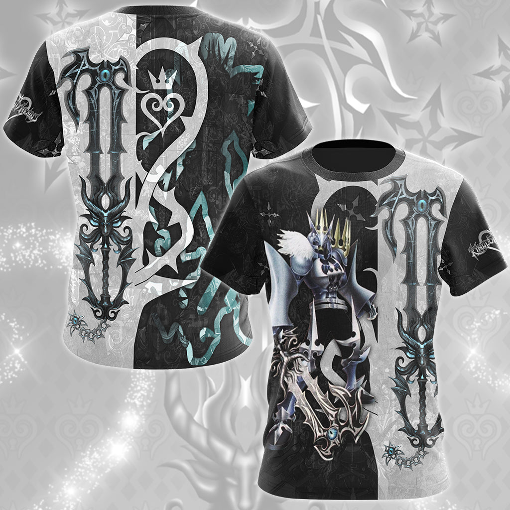 Kingdom Hearts The Gazing Eye (The Master's Eye) Keyblade Video Game All Over Printed T-shirt Tank Top Zip Hoodie Pullover Hoodie Hawaiian Shirt Beach Shorts Joggers