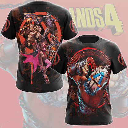 Borderlands 4 Video Game All Over Printed T-shirt Tank Top Zip Hoodie Pullover Hoodie Hawaiian Shirt Beach Shorts Joggers T-shirt