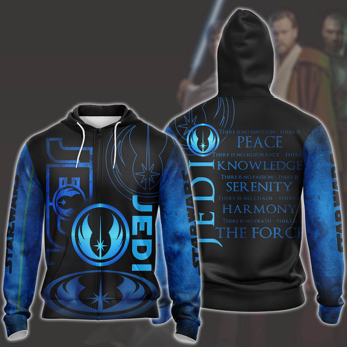 Star Wars The Jedi Code Video Game All Over Printed T-shirt Tank Top Zip Hoodie Pullover Hoodie Hawaiian Shirt Beach Shorts Joggers Zip Hoodie