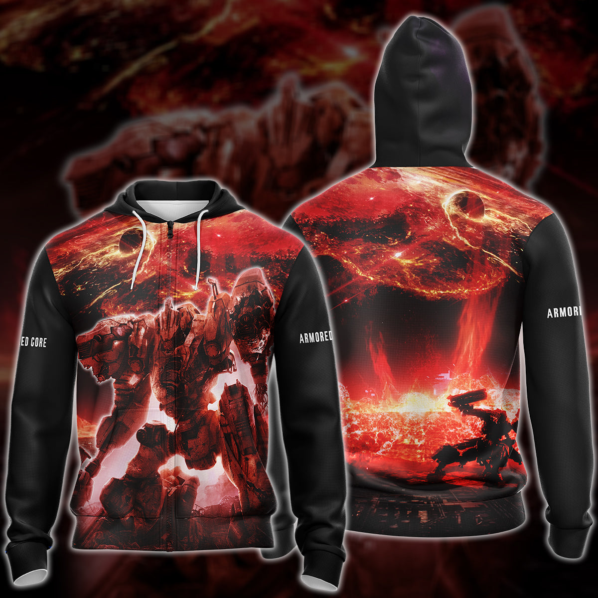 Armored Core Video Game All-Over T-shirt Hoodie Tank Top Hawaiian Shirt Beach Shorts Joggers