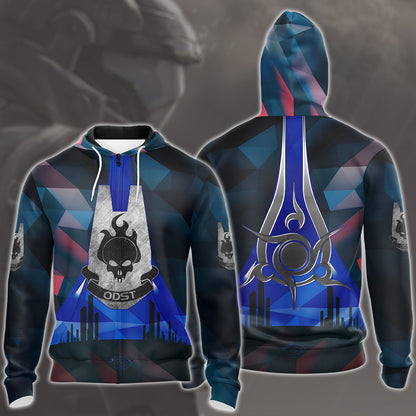 Halo ODST Video Game All Over Printed T-shirt Tank Top Zip Hoodie Pullover Hoodie Hawaiian Shirt Beach Shorts Joggers