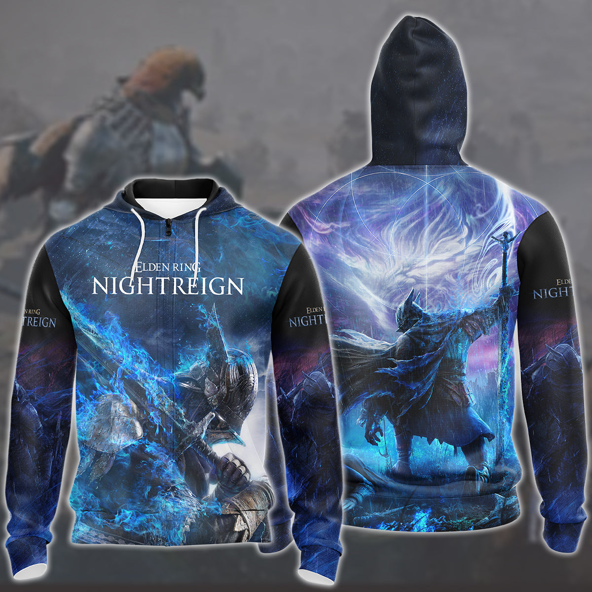 Elden Ring Nightreign Video Game All Over Printed T-shirt Tank Top Zip Hoodie Pullover Hoodie Hawaiian Shirt Beach Shorts Joggers Zip Hoodie S