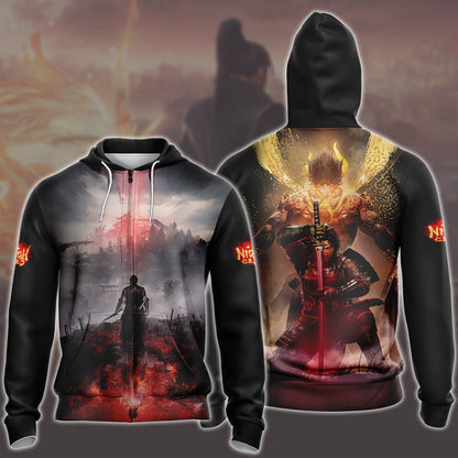 Nioh 3 Video Game All Over Printed T-shirt Tank Top Zip Hoodie Pullover Hoodie Hawaiian Shirt Beach Shorts Joggers Zip Hoodie