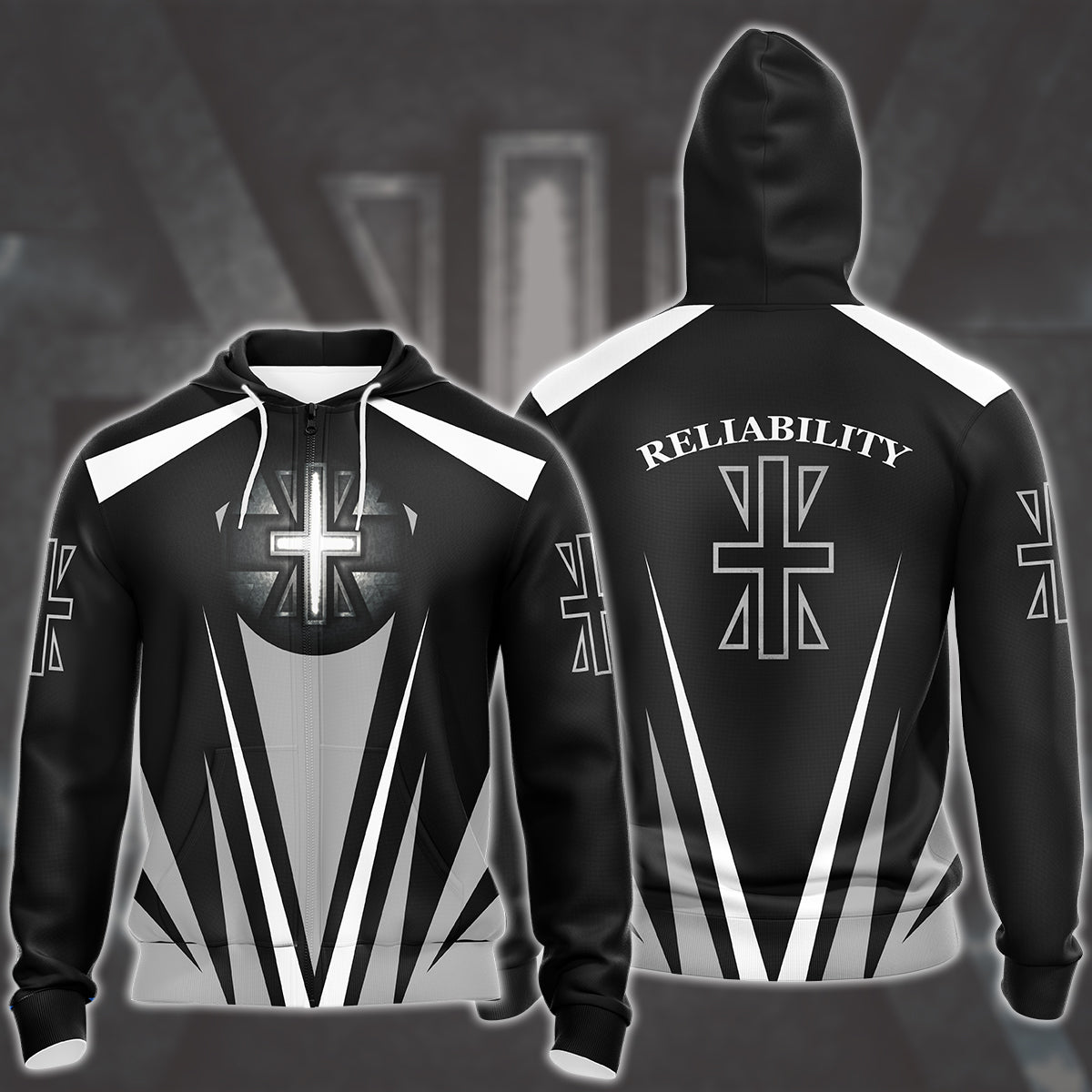 Digimon Crest Of Reliability Video Game All Over Printed T-shirt Tank Top Zip Hoodie Pullover Hoodie Hawaiian Shirt Beach Shorts Joggers Zip Hoodie S