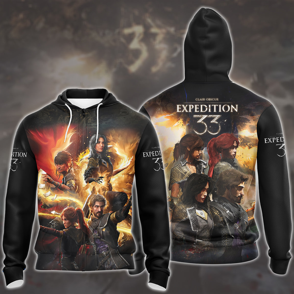 Clair Obscur: Expedition 33 Video Game All Over Printed T-shirt Tank Top Zip Hoodie Pullover Hoodie Hawaiian Shirt Beach Shorts Joggers Zip Hoodie S