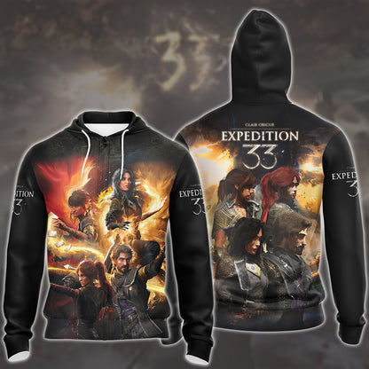 Clair Obscur: Expedition 33 Video Game All Over Printed T-shirt Tank Top Zip Hoodie Pullover Hoodie Hawaiian Shirt Beach Shorts Joggers Zip Hoodie S