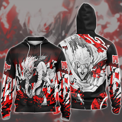 Dandadan Anime Manga All Over Printed T-shirt Tank Top Zip Hoodie Pullover Hoodie Hawaiian Shirt Beach Shorts Joggers Zip Hoodie