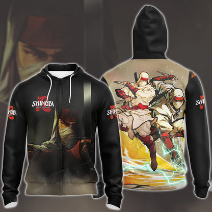 Shinobi: Art of Vengeance Video Game All Over Printed T-shirt Tank Top Zip Hoodie Pullover Hoodie Hawaiian Shirt Beach Shorts Joggers Zip Hoodie S