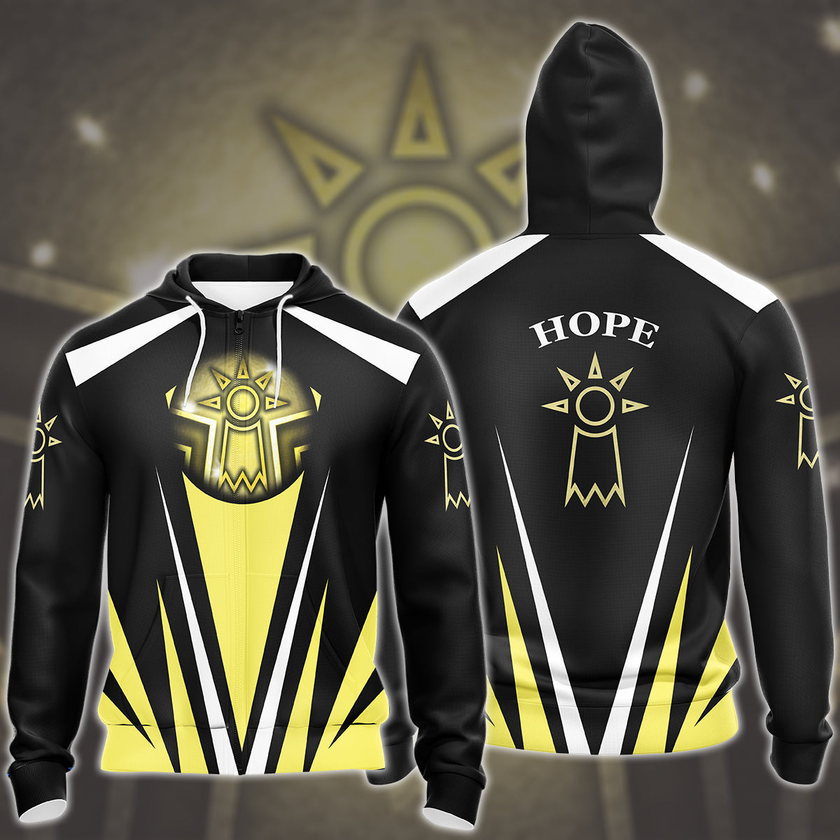 Digimon Crest Of Hope Video Game All Over Printed T-shirt Tank Top Zip Hoodie Pullover Hoodie Hawaiian Shirt Beach Shorts Joggers Zip Hoodie S