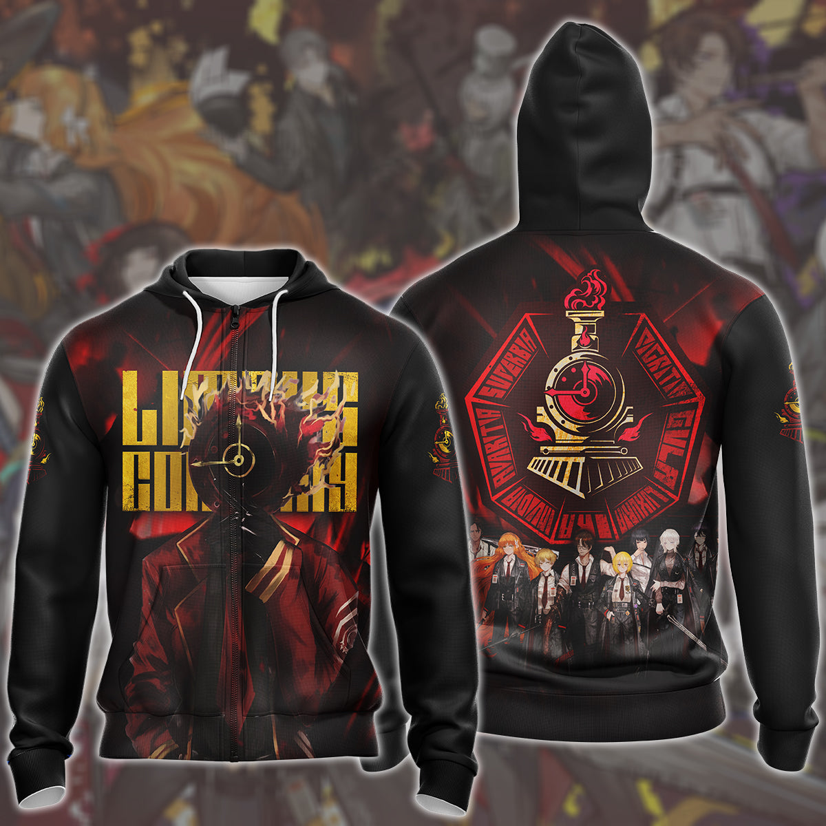 Limbus Company Video Game All Over Printed T-shirt Tank Top Zip Hoodie Pullover Hoodie Hawaiian Shirt Beach Shorts Joggers Zip Hoodie