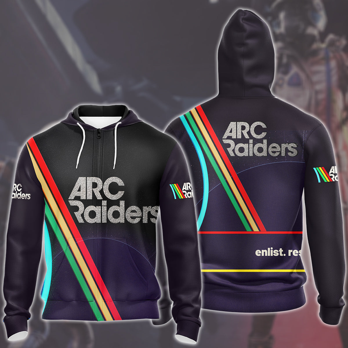 Arc Raiders Video Game All Over Printed T-shirt Tank Top Zip Hoodie Pullover Hoodie Hawaiian Shirt Beach Shorts Joggers Zip Hoodie