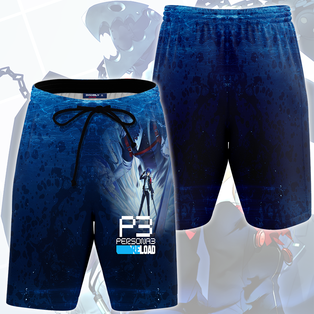 Persona 3 Reload Video Game All Over Printed T-shirt Tank Top Zip Hoodie Pullover Hoodie Hawaiian Shirt Beach Shorts Joggers Beach Shorts S 