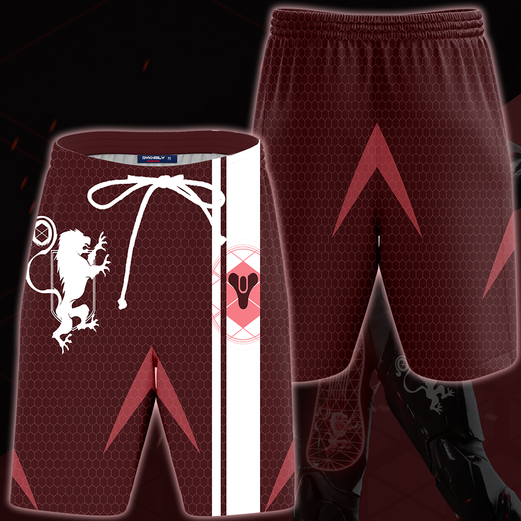 Destiny Titan Video Game All Over Printed T-shirt Tank Top Zip Hoodie Pullover Hoodie Hawaiian Shirt Beach Shorts Joggers Beach Shorts S 