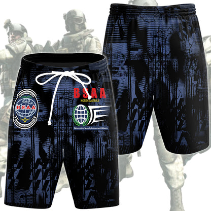 Resident Evil Bioterrorism Security Assessment Alliance (B.S.A.A.) Video Game All Over Printed T-shirt Tank Top Zip Hoodie Pullover Hoodie Hawaiian Shirt Beach Shorts Joggers Beach Shorts