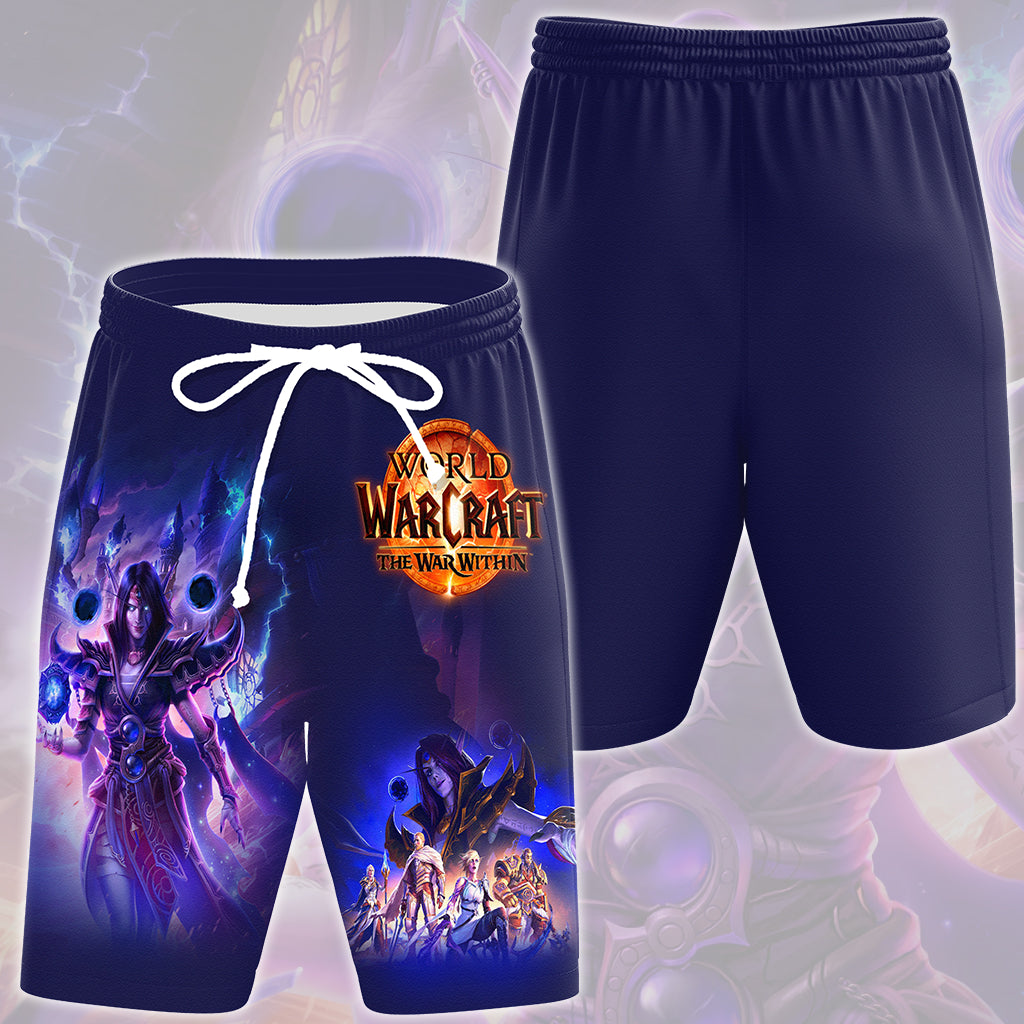 World of Warcraft: The War Within Video Game All Over Printed T-shirt Tank Top Zip Hoodie Pullover Hoodie Hawaiian Shirt Beach Shorts Joggers Beach Shorts S