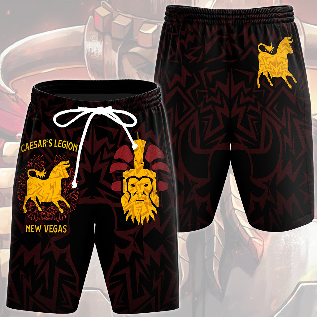 Fallout Caesar's Legion Video Game All Over Printed T-shirt Tank Top Zip Hoodie Pullover Hoodie Hawaiian Shirt Beach Shorts Joggers Beach Shorts
