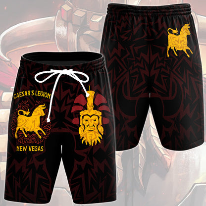 Fallout Caesar's Legion Video Game All Over Printed T-shirt Tank Top Zip Hoodie Pullover Hoodie Hawaiian Shirt Beach Shorts Joggers Beach Shorts