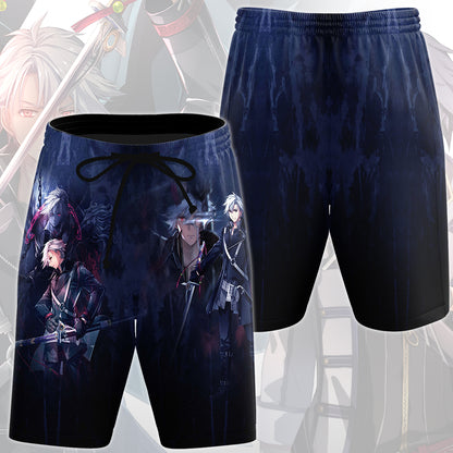 The Legend of Heroes: Trails of Cold Steel IV Rean Schwarzer Video Game All Over Printed T-shirt Tank Top Zip Hoodie Pullover Hoodie Hawaiian Shirt Beach Shorts Joggers Beach Shorts S