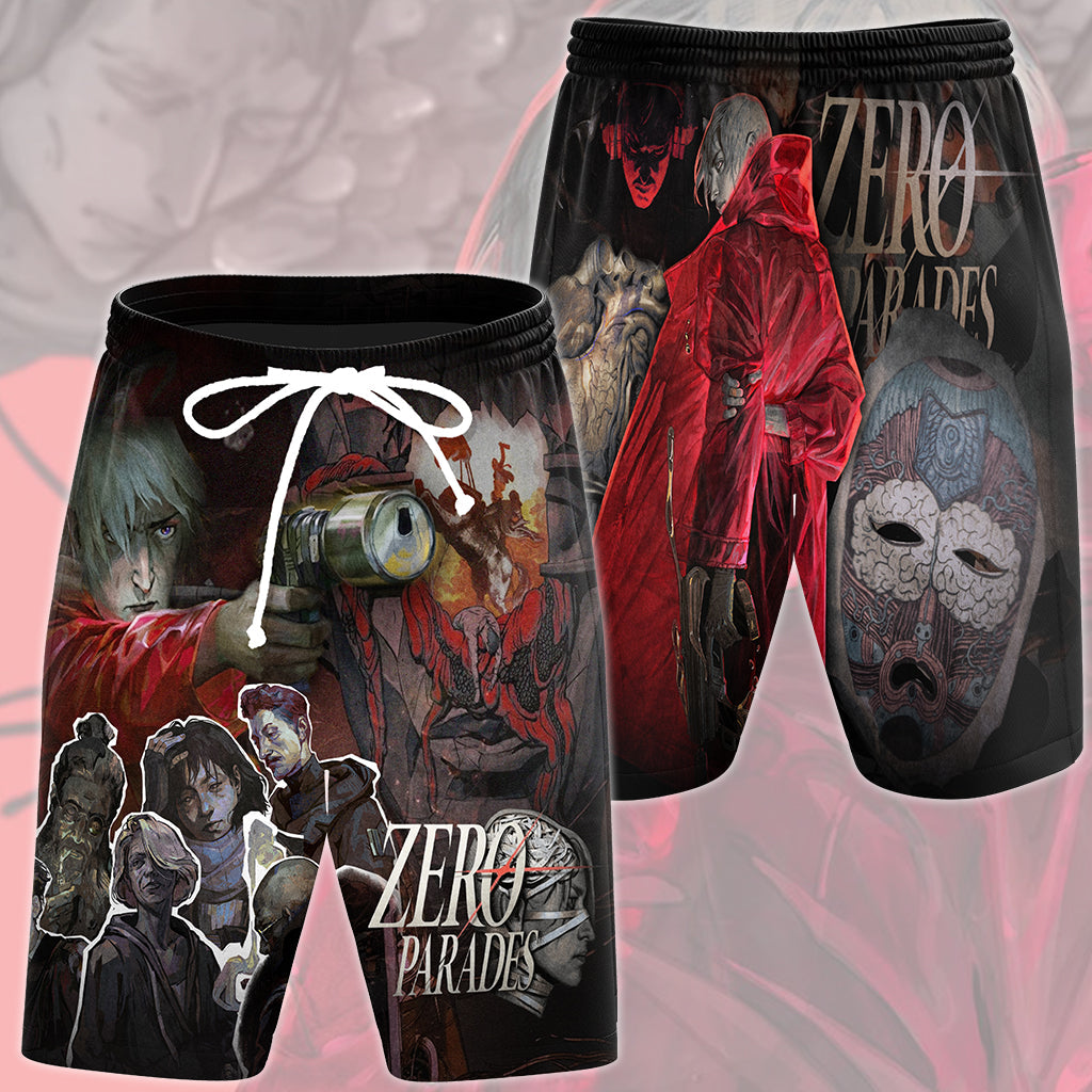 Zero Parades: For Dead Spies Video Game All Over Printed T-shirt Tank Top Zip Hoodie Pullover Hoodie Hawaiian Shirt Beach Shorts Joggers Beach Shorts