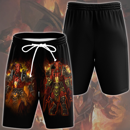 World Of Warcraft Kil'jaeden Video Game All Over Printed T-shirt Tank Top Zip Hoodie Pullover Hoodie Hawaiian Shirt Beach Shorts Joggers Beach Shorts S