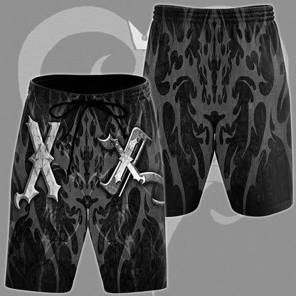 Kingdom Hearts Symbols Recusant’s Sigil Video Game All Over Printed T-shirt Tank Top Zip Hoodie Pullover Hoodie Hawaiian Shirt Beach Shorts Joggers