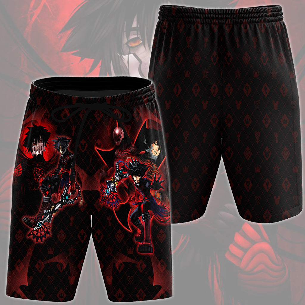 Kingdom Hearts Vanitas Video Game All Over Printed T-shirt Tank Top Zip Hoodie Pullover Hoodie Hawaiian Shirt Beach Shorts Joggers Beach Shorts S