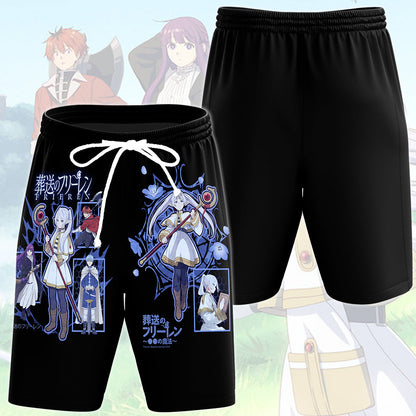 Frieren Anime Manga All Over Printed T-shirt Tank Top Zip Hoodie Pullover Hoodie Hawaiian Shirt Beach Shorts Joggers Beach Shorts
