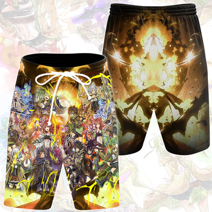 Yu-gi-oh! The Spirit Charmers Video Game All Over Printed T-shirt Tank Top Zip Hoodie Pullover Hoodie Hawaiian Shirt Beach Shorts Joggers Beach Shorts