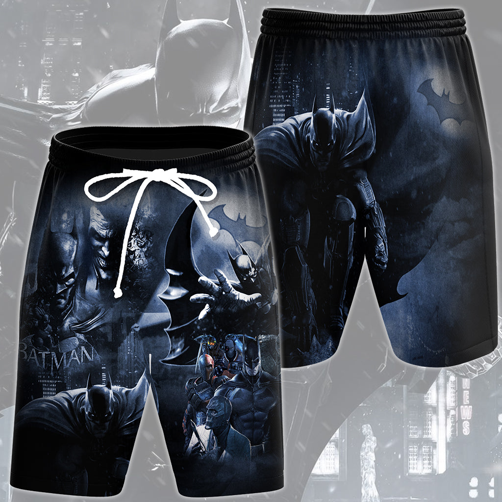 Batman: Arkham Origins Video Game All Over Printed T-shirt Tank Top Zip Hoodie Pullover Hoodie Hawaiian Shirt Beach Shorts Joggers Beach Shorts