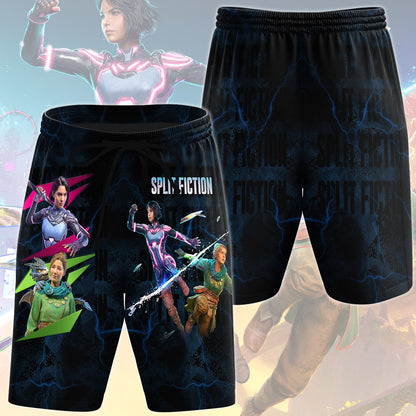 Split Fiction Video Game All Over Printed T-shirt Tank Top Zip Hoodie Pullover Hoodie Hawaiian Shirt Beach Shorts Joggers Beach Shorts S
