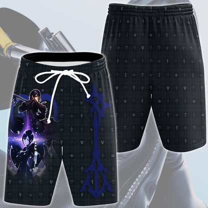 Kingdom Hearts Xion Video Game All Over Printed T-shirt Tank Top Zip Hoodie Pullover Hoodie Hawaiian Shirt Beach Shorts Joggers Beach Shorts S