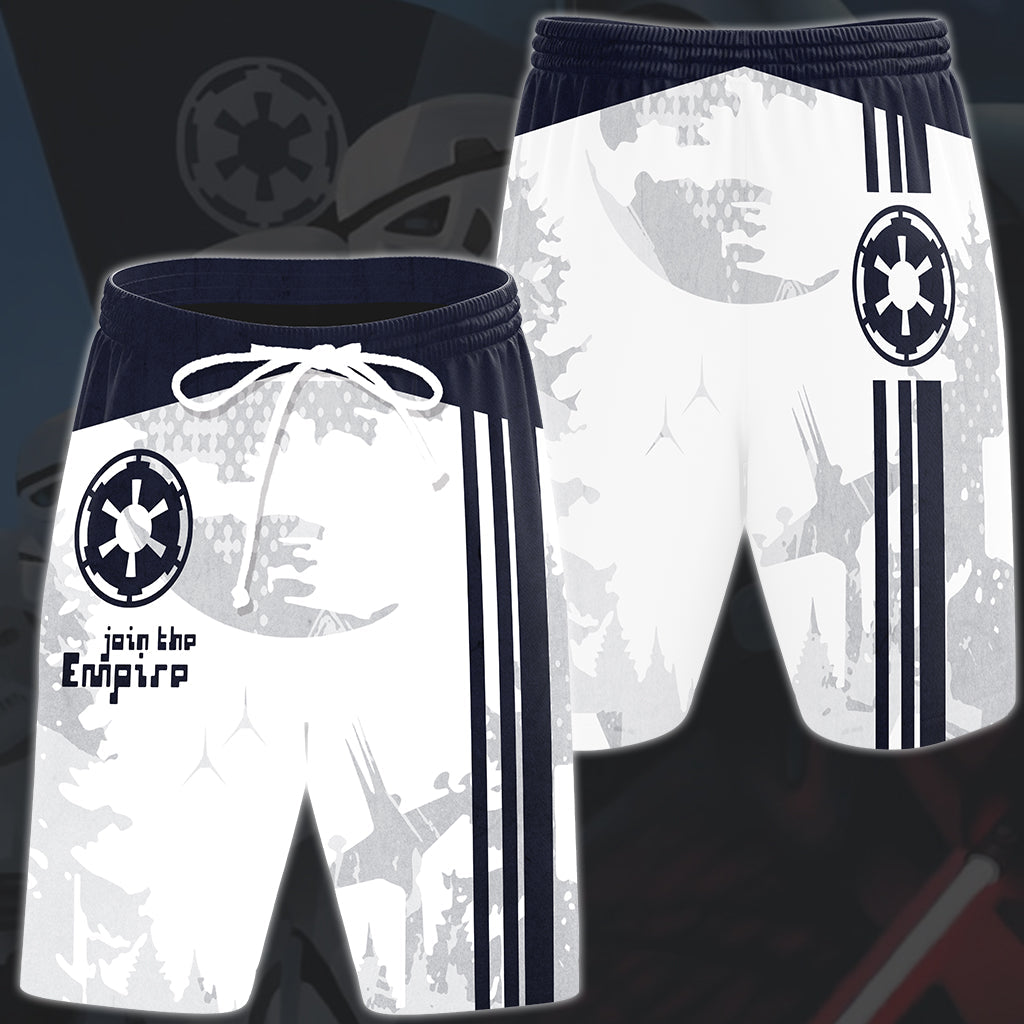 Star Wars Galactic Empire 'Join The Empire' Video Game All Over Printed T-shirt Tank Top Zip Hoodie Pullover Hoodie Hawaiian Shirt Beach Shorts Joggers Beach Shorts