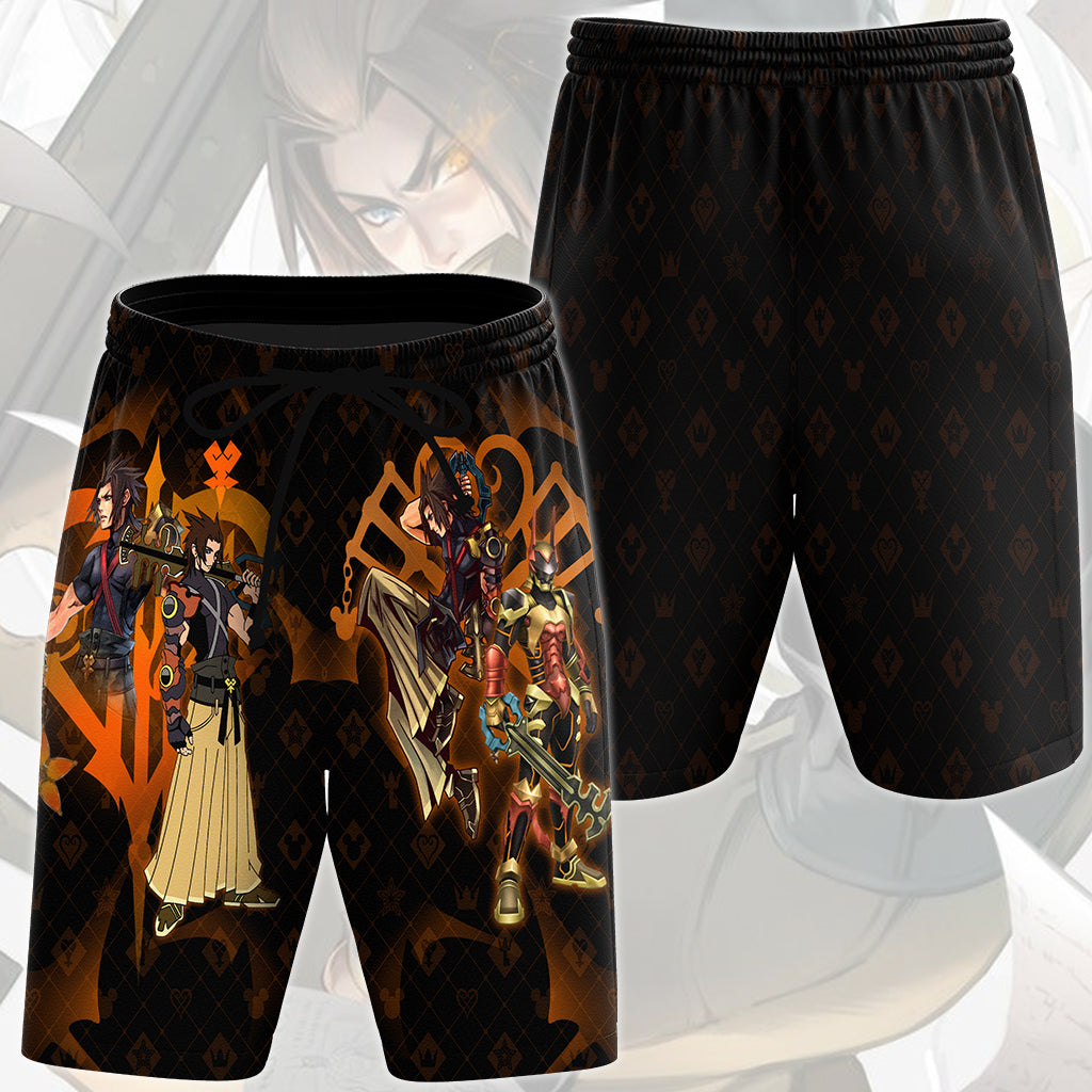 Kingdom Hearts Terra Video Game All Over Printed T-shirt Tank Top Zip Hoodie Pullover Hoodie Hawaiian Shirt Beach Shorts Joggers Beach Shorts S