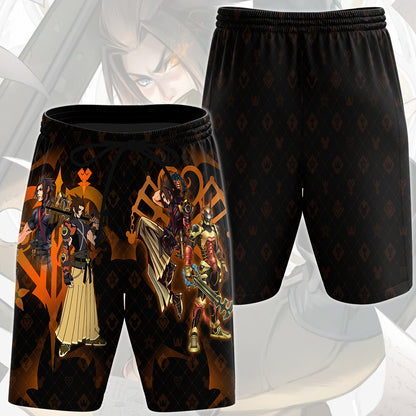 Kingdom Hearts Terra Video Game All Over Printed T-shirt Tank Top Zip Hoodie Pullover Hoodie Hawaiian Shirt Beach Shorts Joggers Beach Shorts S