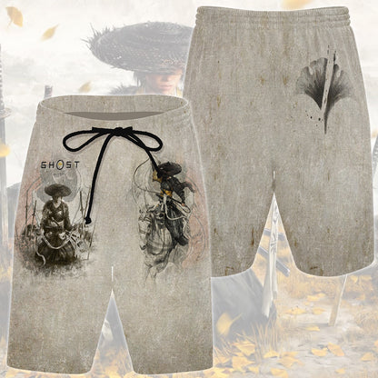 Ghost of Yotei Video Game All Over Printed T-shirt Tank Top Zip Hoodie Pullover Hoodie Hawaiian Shirt Beach Shorts Joggers Beach Shorts S