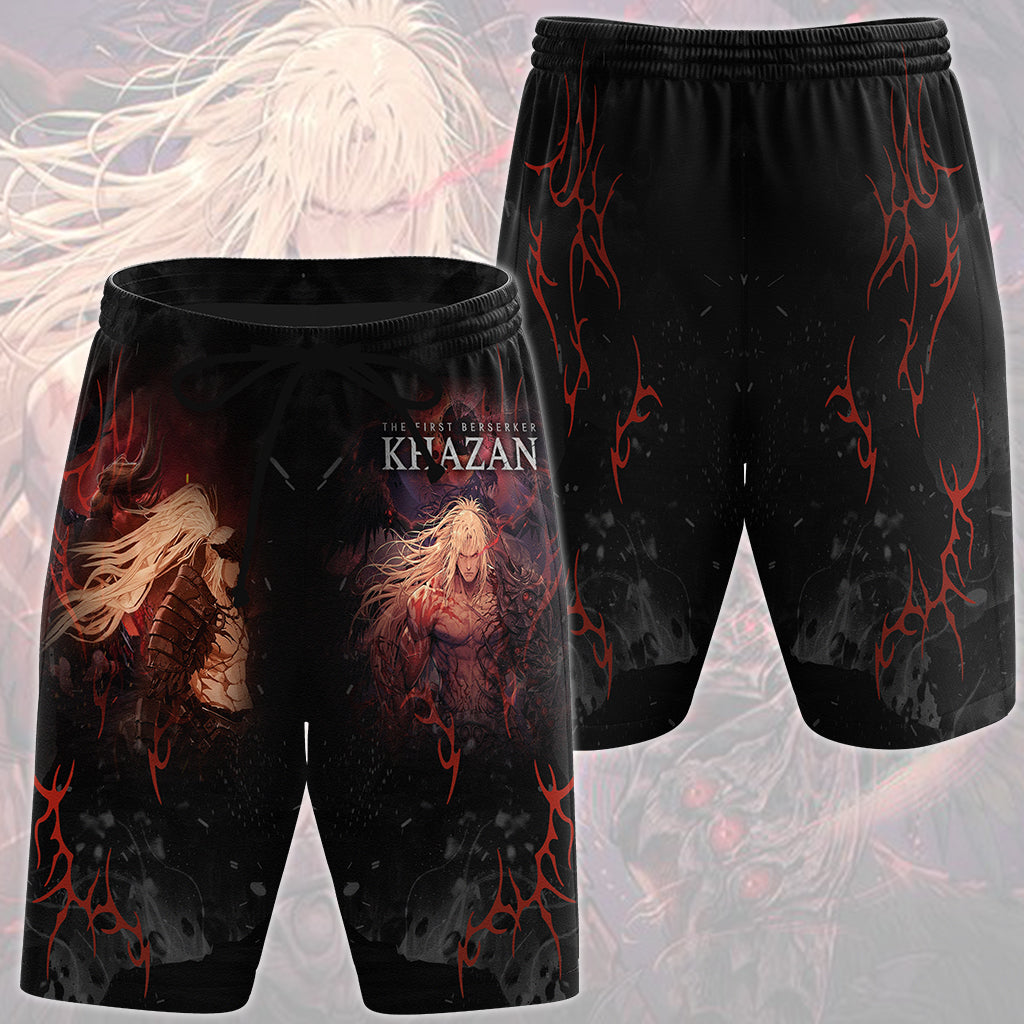 The First Berserker: Khazan Video Game All Over Printed T-shirt Tank Top Zip Hoodie Pullover Hoodie Hawaiian Shirt Beach Shorts Joggers Beach Shorts S