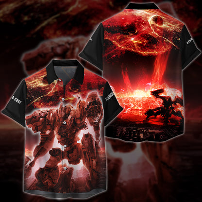 Armored Core Video Game All-Over T-shirt Hoodie Tank Top Hawaiian Shirt Beach Shorts Joggers