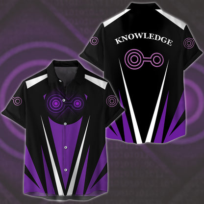 Digimon Crest Of Knowledge Video Game All Over Printed T-shirt Tank Top Zip Hoodie Pullover Hoodie Hawaiian Shirt Beach Shorts Joggers Hawaiian Shirt S