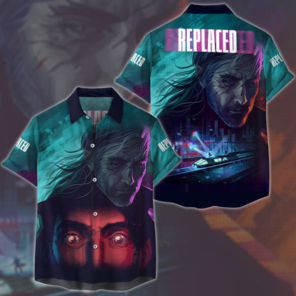 REPLACED Video Game All Over Printed T-shirt Tank Top Zip Hoodie Pullover Hoodie Hawaiian Shirt Beach Shorts Joggers Hawaiian Shirt