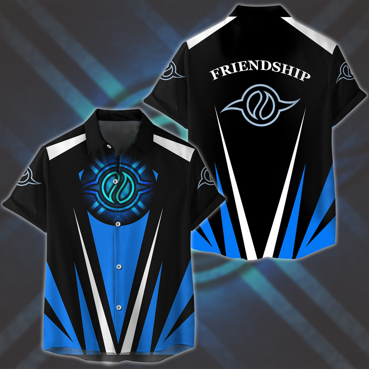 Digimon Crest Of Friendship Video Game All Over Printed T-shirt Tank Top Zip Hoodie Pullover Hoodie Hawaiian Shirt Beach Shorts Joggers Hawaiian Shirt S