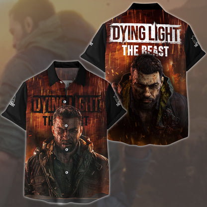 Dying Light: The Beast Video Game All Over Printed T-shirt Tank Top Zip Hoodie Pullover Hoodie Hawaiian Shirt Beach Shorts Joggers Hawaiian Shirt S