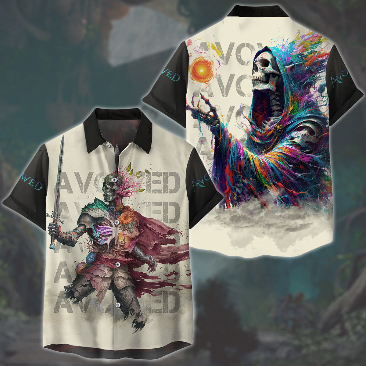 Avowed Video Game All Over Printed T-shirt Tank Top Zip Hoodie Pullover Hoodie Hawaiian Shirt Beach Shorts Joggers Hawaiian Shirt S