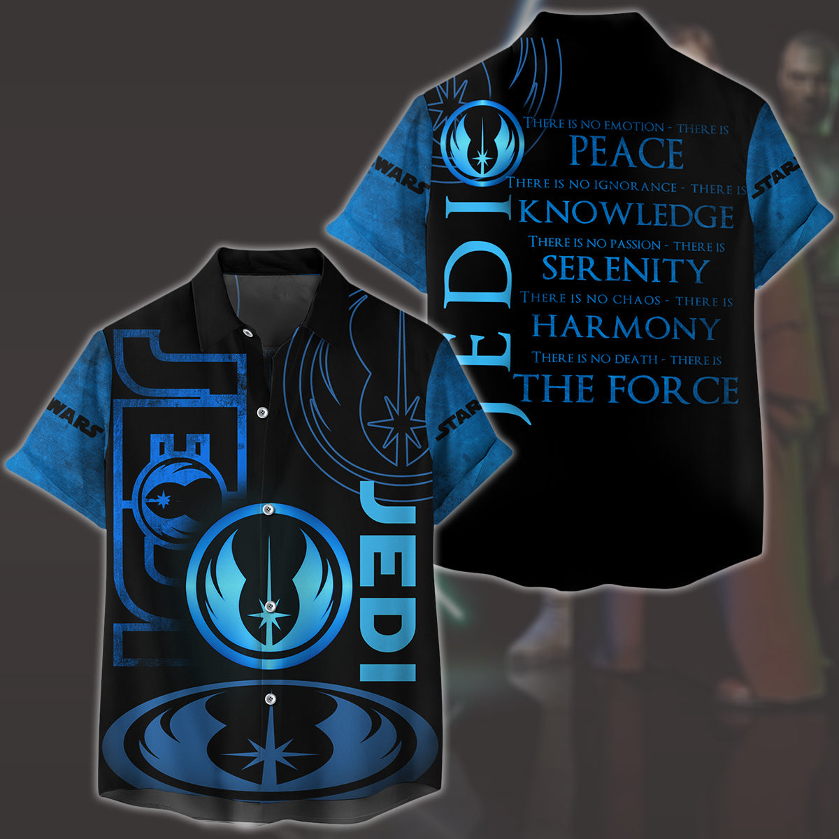 Star Wars The Jedi Code Video Game All Over Printed T-shirt Tank Top Zip Hoodie Pullover Hoodie Hawaiian Shirt Beach Shorts Joggers Hawaiian Shirt