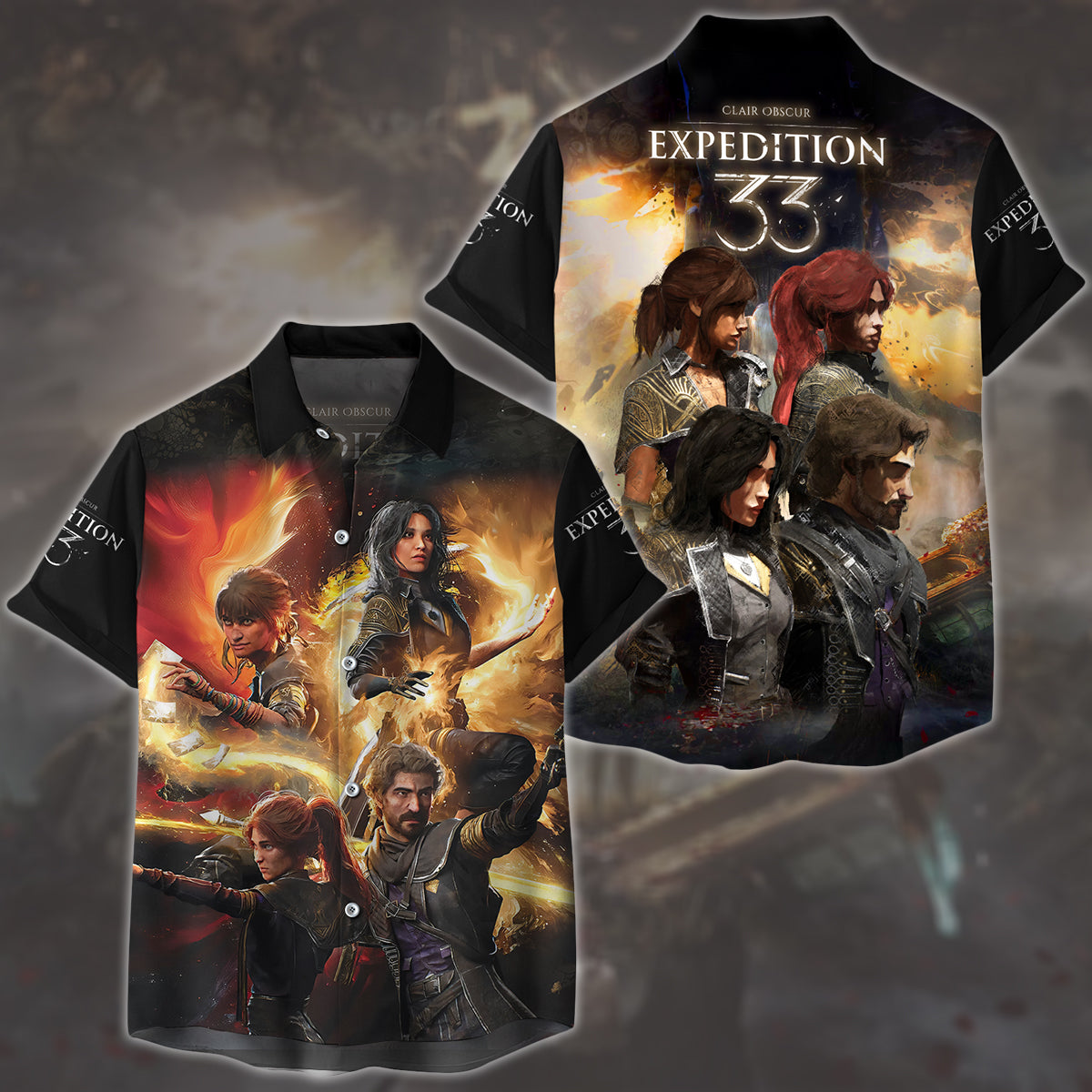 Clair Obscur: Expedition 33 Video Game All Over Printed T-shirt Tank Top Zip Hoodie Pullover Hoodie Hawaiian Shirt Beach Shorts Joggers Hawaiian Shirt S