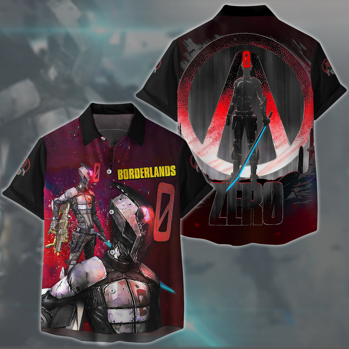 Borderlands Zero Video Game All Over Printed T-shirt Tank Top Zip Hoodie Pullover Hoodie Hawaiian Shirt Beach Shorts Joggers Hawaiian Shirt S