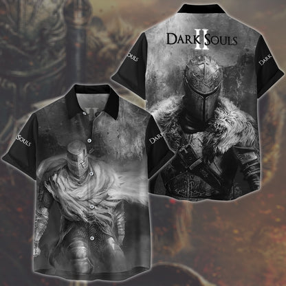 Dark Souls 2 Video Game All Over Printed T-shirt Tank Top Zip Hoodie Pullover Hoodie Hawaiian Shirt Beach Shorts Joggers Hawaiian Shirt S